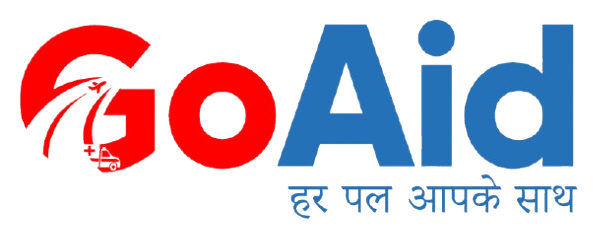 GoAid emergency ambulance service logo India