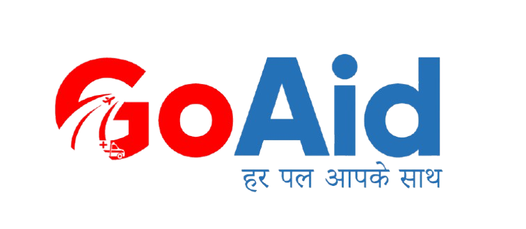 GoAid emergency ambulance service logo India