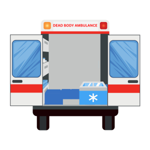 Dead Body Ambulance Mortuary Van