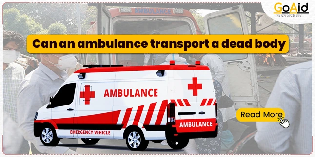 ambulance for dead body