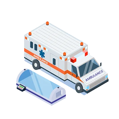 dead body freezer ambulance