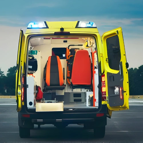 emergency dead body freezer box ambulance