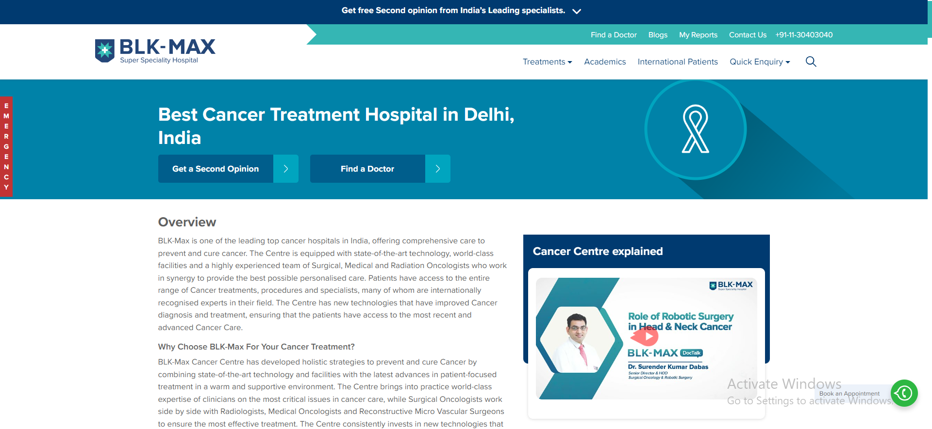 Top 10 Best Cancer Hospitals in Delhi | Update List 2024 - Goaid