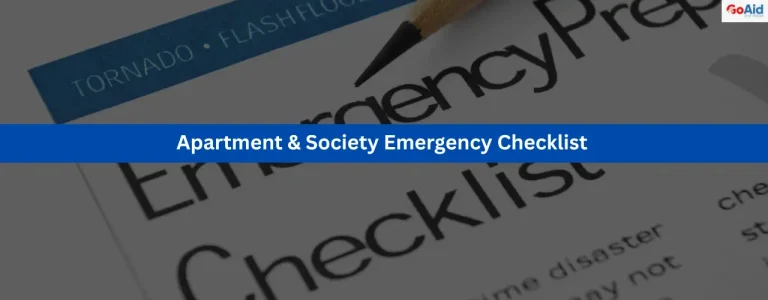 Apartment & Society Emergency Checklist