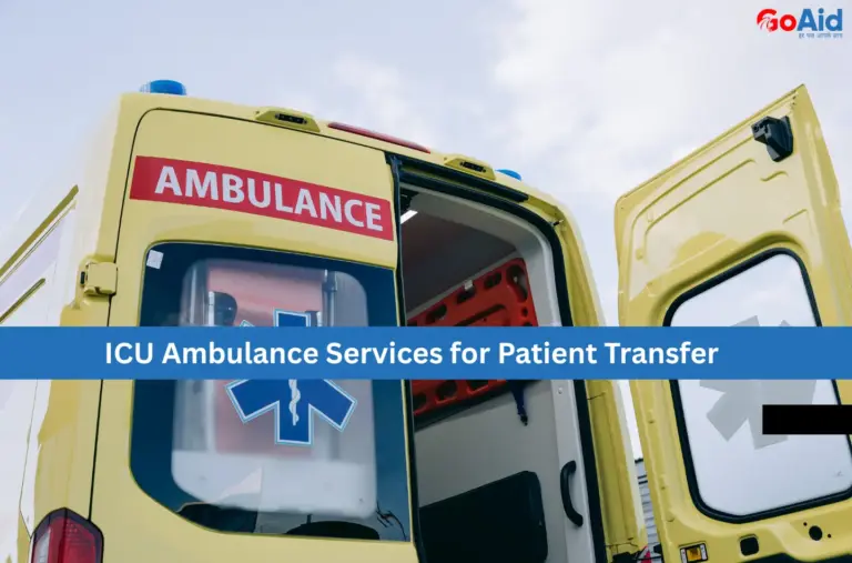 ICU Ambulance Services for Patient Transfer